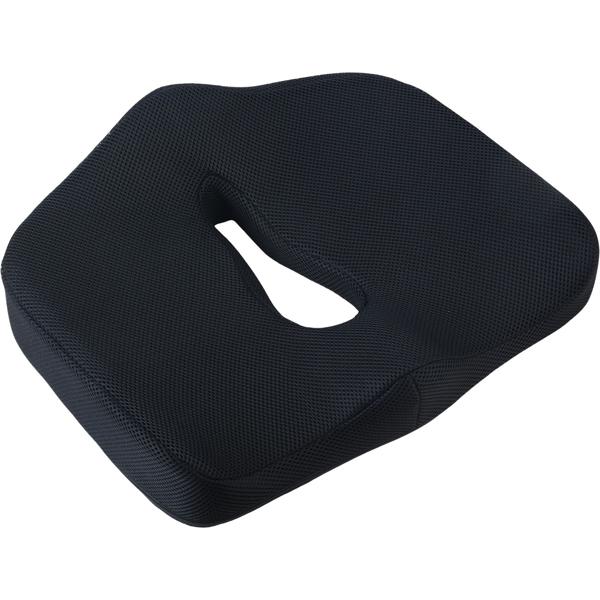 Coussin d’assise ergonomique à mémoire de forme – idéal pour voiture et chaise de bureau – soulage la pression en cas d’assise prolongée – coussin lombaire