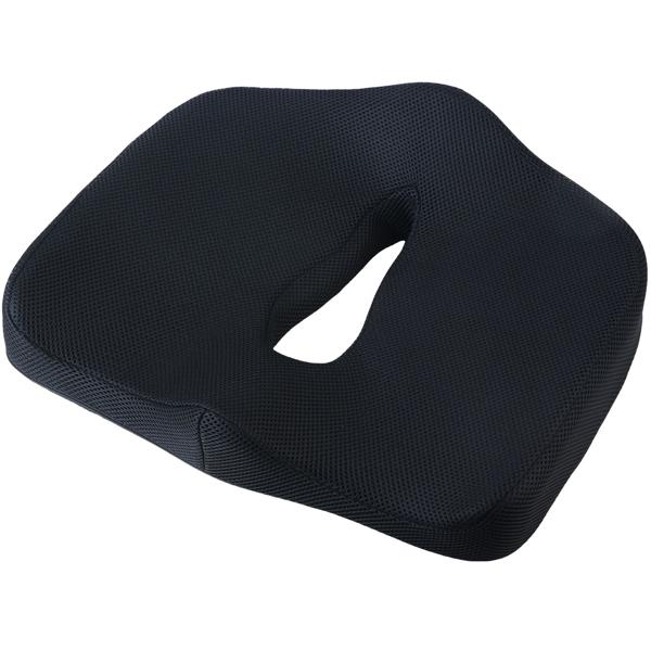 Coussin d’assise ergonomique à mémoire de forme – idéal pour voiture et chaise de bureau – soulage la pression en cas d’assise prolongée – coussin lombaire