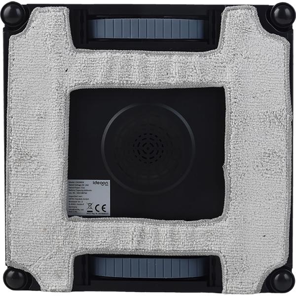 Robot laveur de vitre professionnel avec fonction pulvérisation, contrôle par application – pour fenêtres, verre, carrelage, miroirs – pads microfibres inclus