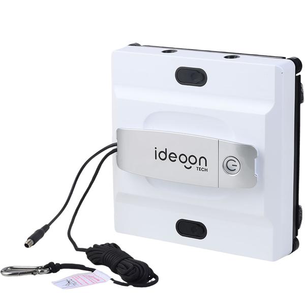 Robot laveur de vitre professionnel avec fonction pulvérisation, contrôle par application – pour fenêtres, verre, carrelage, miroirs – pads microfibres inclus