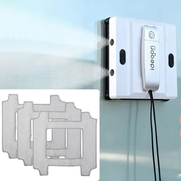 Set da 3 pad in microfibra per pulizia e lucidatura per robot lavavetri CH10859 - pad di ricambio per risultati senza aloni