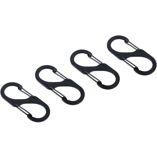 Karabiner-S-Haken 16er-Set, 5 x 2,2 cm: Robuste Mehrzweckhaken für sicheren Halt – Die clevere Lösung für Ordnung in Haus, Garage & Outdoor