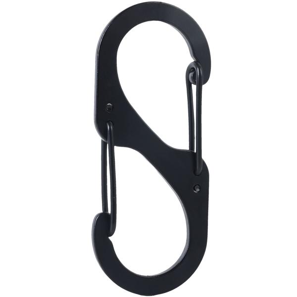 Carabiner S-hook set of 16, 7.2 x 3 cm: Robust multi-purpose hooks for a secure hold - The clever solution for keeping your home, garage & outdoor areas tidy