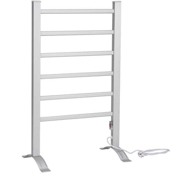 Electric towel warmer 105 watts, for standing and hanging - freestanding & wall‑mountable - Quick drying & warm towels