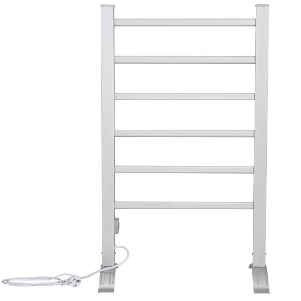 Electric towel warmer 105 watts, for standing and hanging - freestanding & wall‑mountable - Quick drying & warm towels