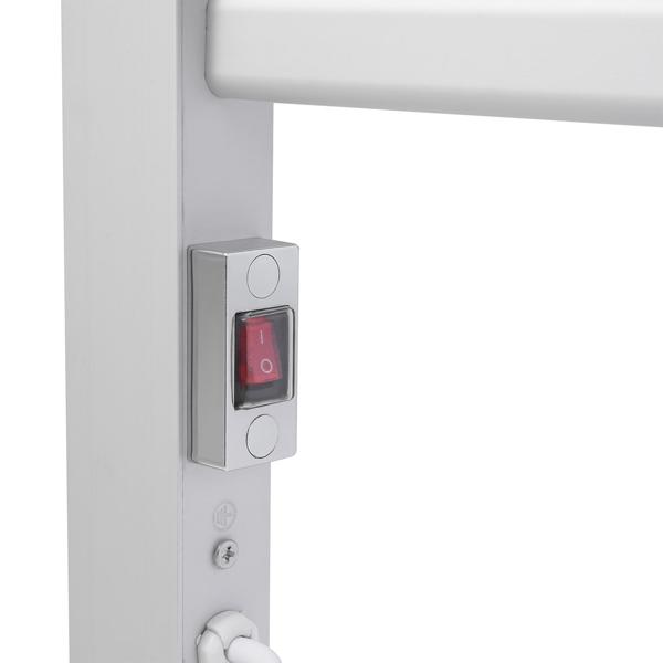 Electric towel warmer 105 watts, for standing and hanging - freestanding & wall‑mountable - Quick drying & warm towels