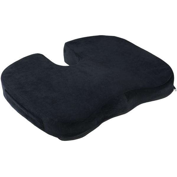 Komfortables Memory-Foam-Sitzkissen mit Kühlgel & Anti-Rutsch-Beschichtung, 44 x 35 x 8 cm - für lange Fahrten & Arbeitstage im Home-Office oder Büro