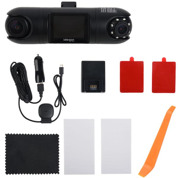 QHD Dual Dashcam – Premium Car Camera with GPS & G-sensor, IR night vision, 2K video quality, reliable 24h ultra‑wide‑angle surveillance