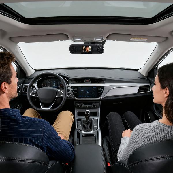 QHD Dual Dashcam – Premium Car Camera with GPS & G-sensor, IR night vision, 2K video quality, reliable 24h ultra‑wide‑angle surveillance