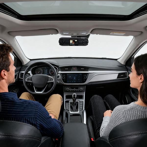 QHD Dual Dashcam – Premium Car Camera with GPS & G-sensor, IR night vision, 2K video quality, reliable 24h ultra‑wide‑angle surveillance