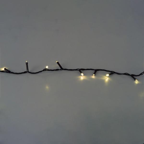 Bright solar fairy lights with 480 warm white LEDs, 21 m & 40 hours light duration, USB charging, 13 functions, incl. remote control - for indoor & outdoor use