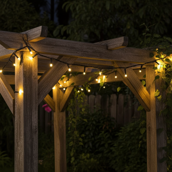 Bright solar fairy lights with 480 warm white LEDs, 21 m & 40 hours light duration, USB charging, 13 functions, incl. remote control - for indoor & outdoor use