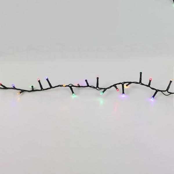 Helle Solar Lichterkette mit 480 mehrfarbigen LEDs, 21m & 40 Stunden Leuchtdauer, USB-Aufladung, 13 Funktionen, inkl. Fernbedienung - für Innen & Aussen