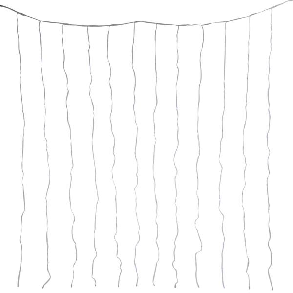 Rideau Lumineux Multicolore RVB 144 LED - Télécommande Incluse - Extérieur/Intérieur - IP44 - 1.2m x 1.2m - 12 Guirlandes