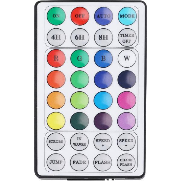 Rideau Lumineux Multicolore RVB 144 LED - Télécommande Incluse - Extérieur/Intérieur - IP44 - 1.2m x 1.2m - 12 Guirlandes