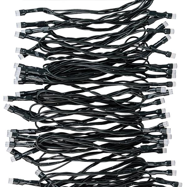 High-quality RGBW LED string lights 9.6 m with 96 LEDs - Dimmable, color changing with remote control. For indoor & outdoor - Christmas & party lighting