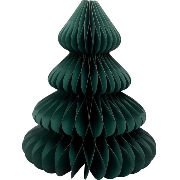 Ornamento in carta per albero di Natale in verde - Decorazione festiva per un‘atmosfera natalizia gioiosa, perfetto per il fai-da-te e per decorare