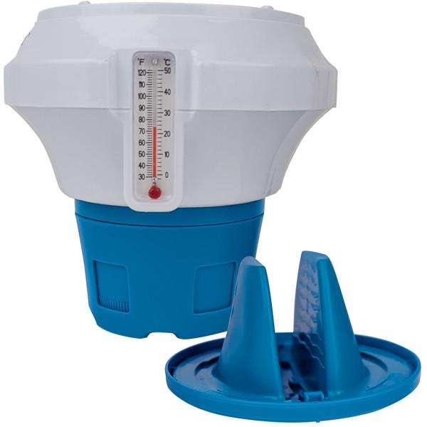 Robust chlorine dosing float: For chlorine and bromine tablets - A pool helper for crystal-clear, hygienic water