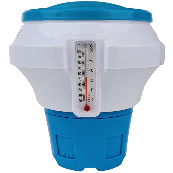 Robust chlorine dosing float: For chlorine and bromine tablets - A pool helper for crystal-clear, hygienic water