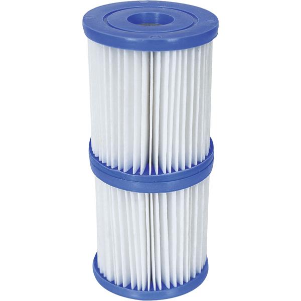 set of 2 pool filter cartridges, size I: replacement filters for clear pools - a double pack for hygienic water & long-lasting, unclouded swimming fun