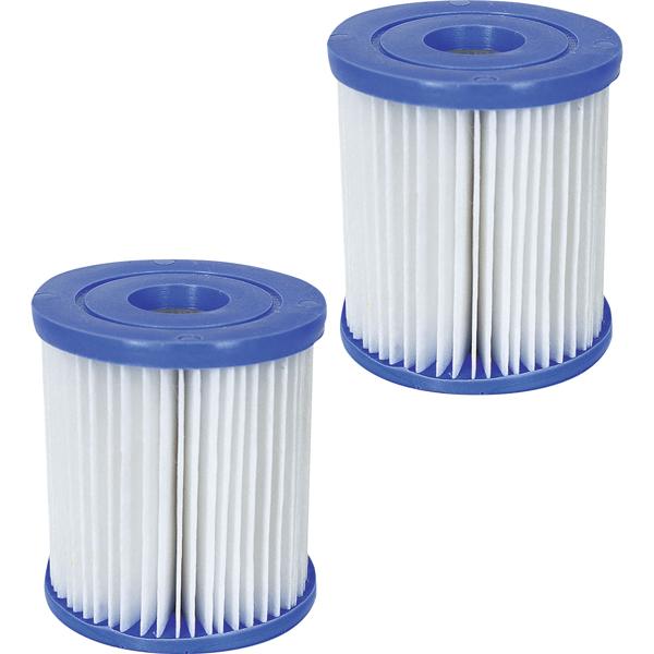 set of 2 pool filter cartridges, size I: replacement filters for clear pools - a double pack for hygienic water & long-lasting, unclouded swimming fun