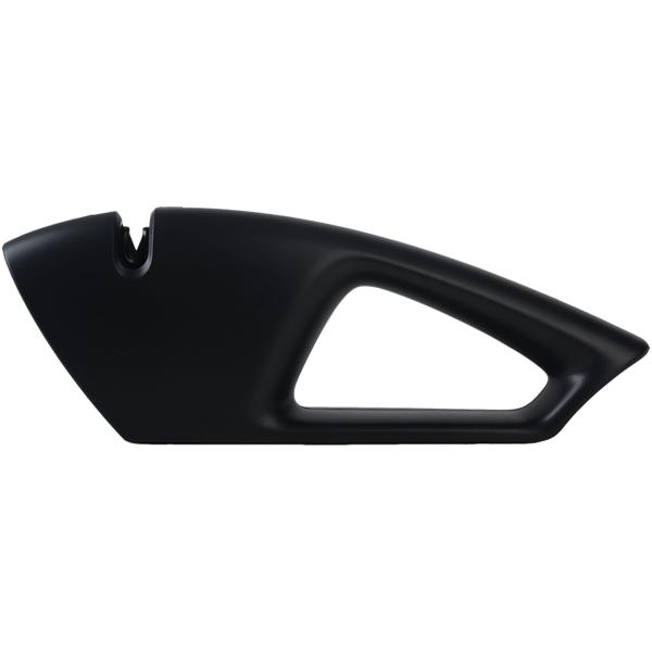 5-in-1 knife sharpener for straight and serrated blades - scissor sharpener with selector dial, multi-sharpener for sharpening knives and scissors