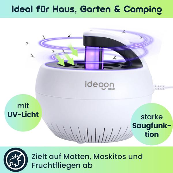 2er-Set Insektenfänger UV-Licht & Luftstrom USB (5W): Mückenfalle, geräuschlos & chemiefrei – Für ruhige Nachte & insektenfreie Räume