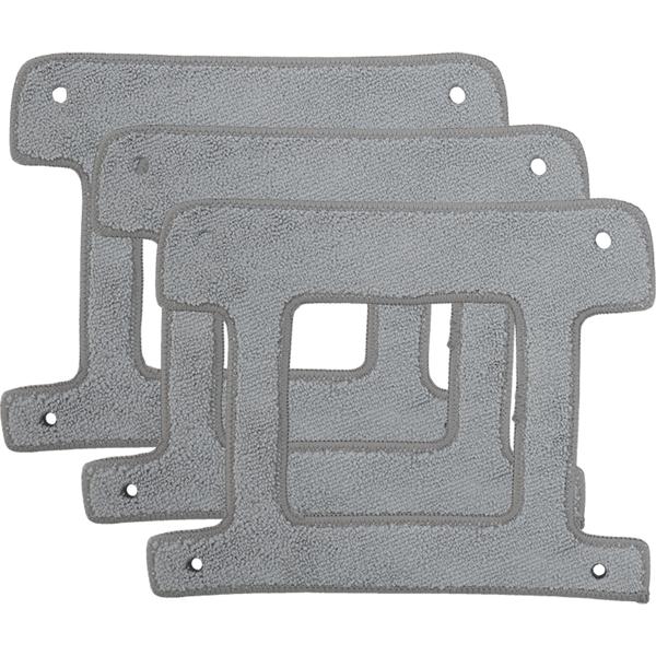 Lot de 3 tampons de nettoyage de rechange pour robot lave-vitres AI CH11051 - chiffons en microfibre très absorbants pour nettoyer et polir