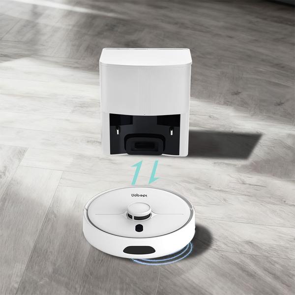 Ultimate vacuum-mop robot 6000 Pa with 2-in-1 mopping function, Li-ion battery, laser navigation - smart-home Wi-Fi vacuum-mop