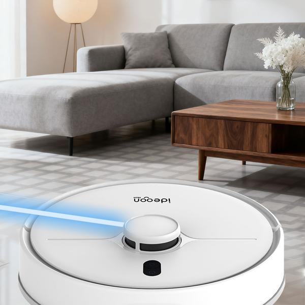 Ultimate vacuum-mop robot 6000 Pa with 2-in-1 mopping function, Li-ion battery, laser navigation - smart-home Wi-Fi vacuum-mop