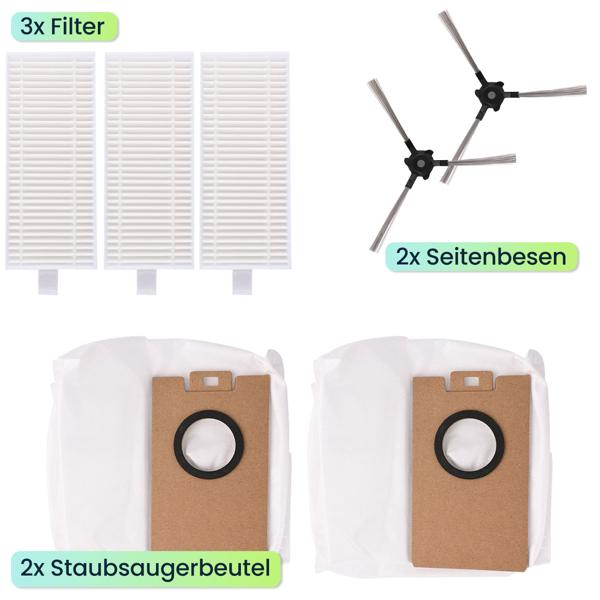 Ersatzteil-Set für den Ultimativen Saug-Wisch-Roboter CH11056 & CH11065 – Original Zubehör für Beste Reinigungs-Ergebnisse
