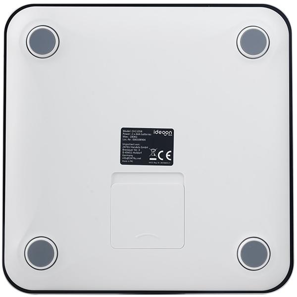 Top Körperanalysewaage aus Glas (max. 180 kg): Exakte Körperanalyse, misst Fett, BMI, Puls & Körpertyp. Ideal für Ihr Fitness-Ziel mit Fitdays App