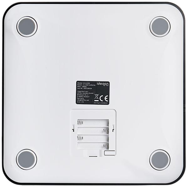 Top Körperanalysewaage aus Glas (max. 180 kg): Exakte Körperanalyse, misst Fett, BMI, Puls & Körpertyp. Ideal für Ihr Fitness-Ziel mit Fitdays App