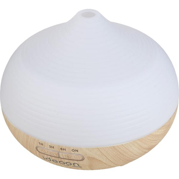 Stylish aroma diffuser & humidifier, 300 ml nebuliser with RGB colour light and timer – perfect for home & office