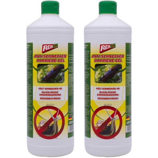 set di 2 gel barriera anti-lumache, 1000ml: protezione estremamente efficace e a lungo termine per il vostro giardino, facile da usare