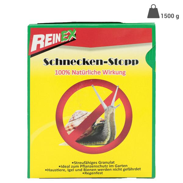 Slug stop granules 1.5 kg - Effective protection for garden & beds, Highly effective slug bait, Safe & weatherproof 