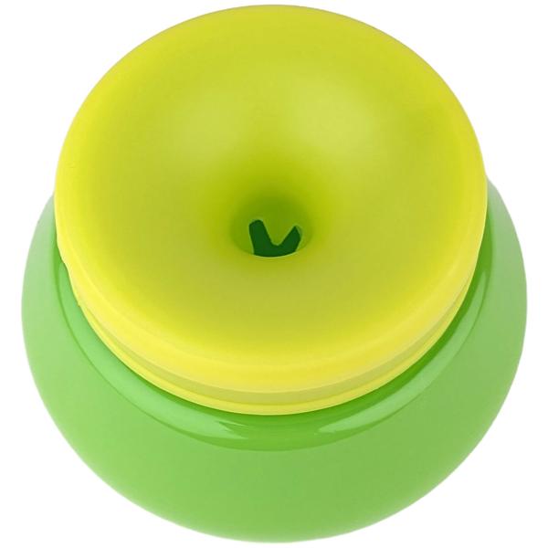 Lot de 2 pièges à mouches des fruits - Efficaces, réutilisables, faciles à nettoyer - Non remplis, plastique PET/PP, vert/jaune