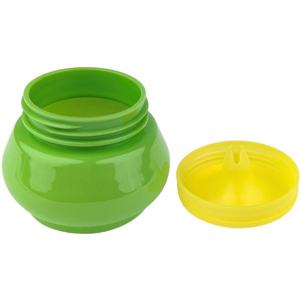 Lot de 2 pièges à mouches des fruits - Efficaces, réutilisables, faciles à nettoyer - Non remplis, plastique PET/PP, vert/jaune