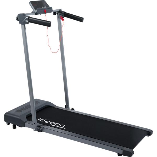 2-in-1 treadmill & walking pad up to 12 km/h, foldable, app control, touchscreen, remote control & tablet holder, load capacity 110 kg, professional home workout