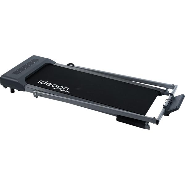 2-in-1 treadmill & walking pad up to 12 km/h, foldable, app control, touchscreen, remote control & tablet holder, load capacity 110 kg, professional home workout