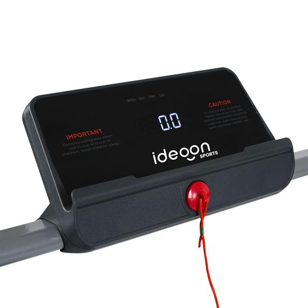 2-in-1 treadmill & walking pad up to 12 km/h, foldable, app control, touchscreen, remote control & tablet holder, load capacity 110 kg, professional home workout