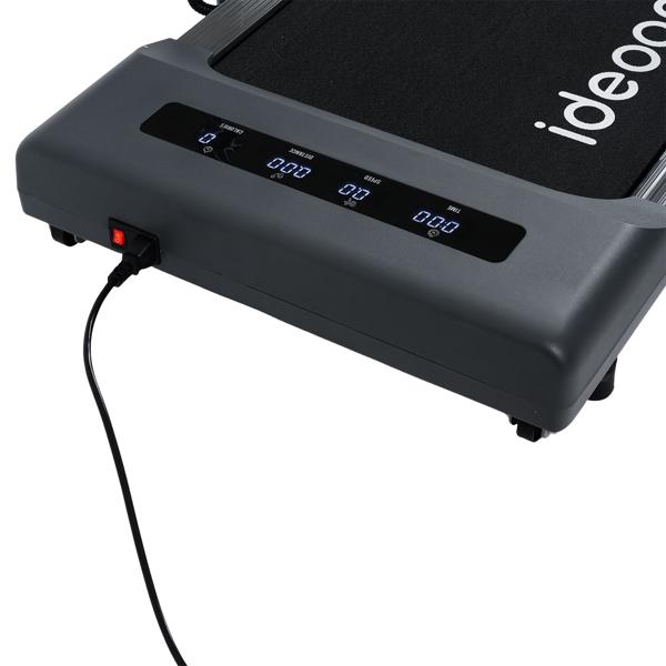 2-in-1 treadmill & walking pad up to 12 km/h, foldable, app control, touchscreen, remote control & tablet holder, load capacity 110 kg, professional home workout