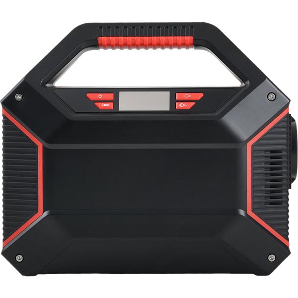 Tragbare Powerstation 155Wh 42000mAh Solar-Generator mit 230V AC Steckdose, USB-C QC 3.0, DC Output, LED-Screen & Licht für Camping Notstrom