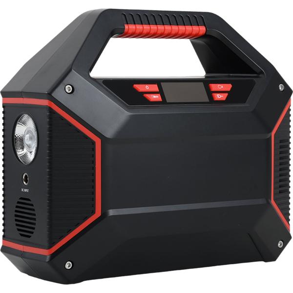Tragbare Powerstation 155Wh 42000mAh Solar-Generator mit 230V AC Steckdose, USB-C QC 3.0, DC Output, LED-Screen & Licht für Camping Notstrom