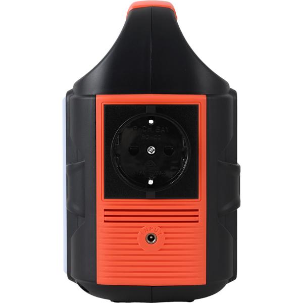 Compact power station 88.8 Wh solar generator with 230 V socket, 100 W, USB-C PD65W, 12 V DC, LED display & 500 lm light for camping & emergency power