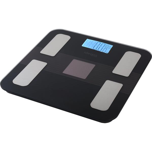 Solar-Akku Körperfettwaage aus Glas, präzise Körperanalyse, 180 kg, App & Bluetooth für Fitness-Erfolge, Kompatibel zu Google Fit & Apple Health