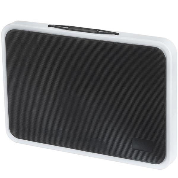 Lot de 2 marchepieds robustes, 150 kg - acier, escabeau de cuisine antidérapant avec verrous de sécurité, peu encombrant pour travailler en toute sécurité