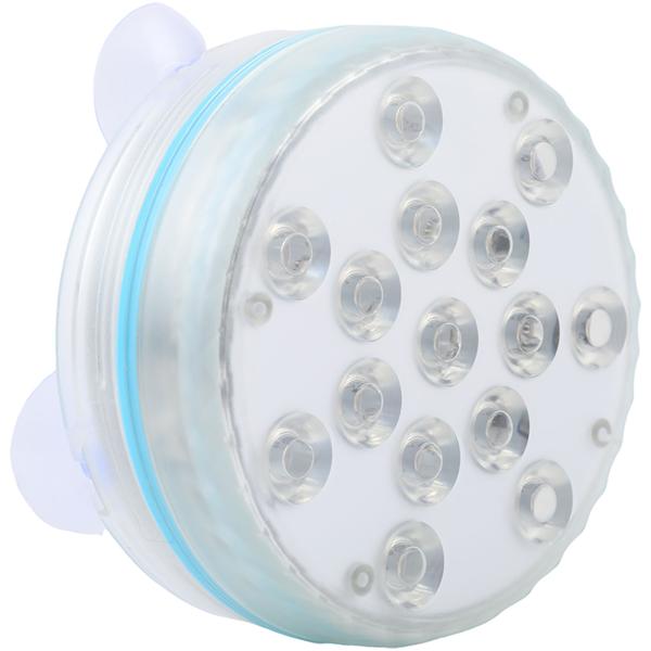 2 lampes LED submersibles avec télécommande – éclairage étanche pour bassin, avec ventouses – décoration pour baignoire, étang, aquarium