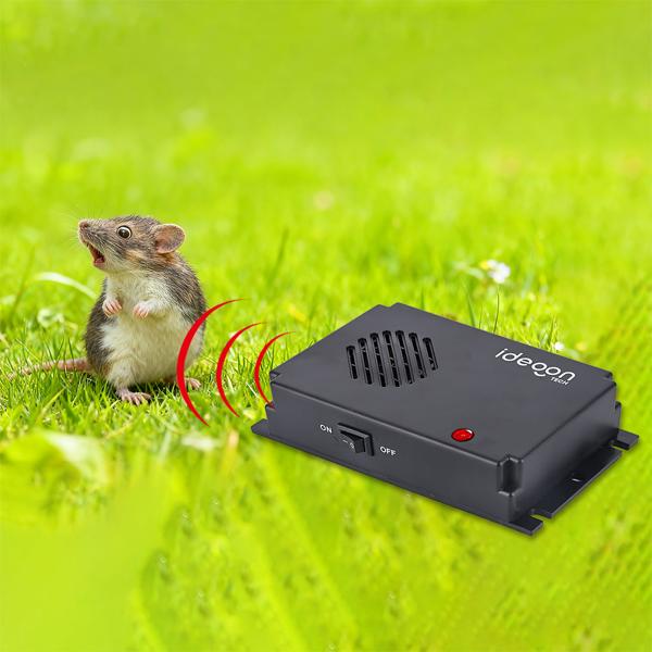 Practical mobile marten repeller with ultrasound, battery-powered: Effective animal deterrent for vehicles – ideal for engine compartment, house, garage and shed