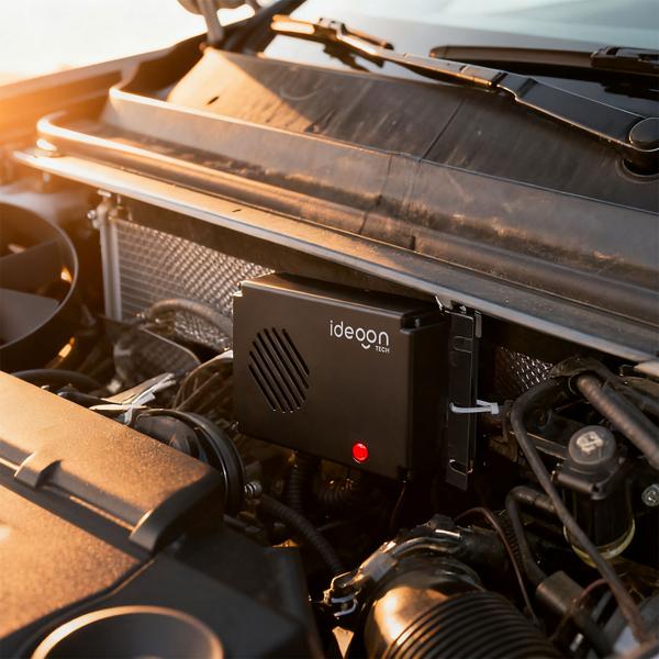 Practical mobile marten repeller with ultrasound, battery-powered: Effective animal deterrent for vehicles – ideal for engine compartment, house, garage and shed